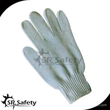 SRSafety 7 Gauge cotton garden gloves/cotton labor gloves/construction glove